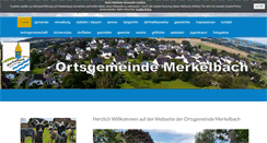 Desktop Screenshot of merkelbach-westerwald.de