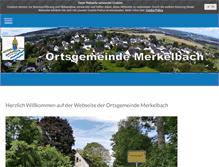 Tablet Screenshot of merkelbach-westerwald.de